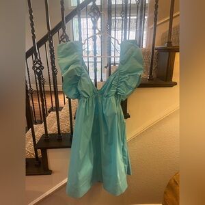 Turquoise Blue Dress, Lined (Altar’d State)